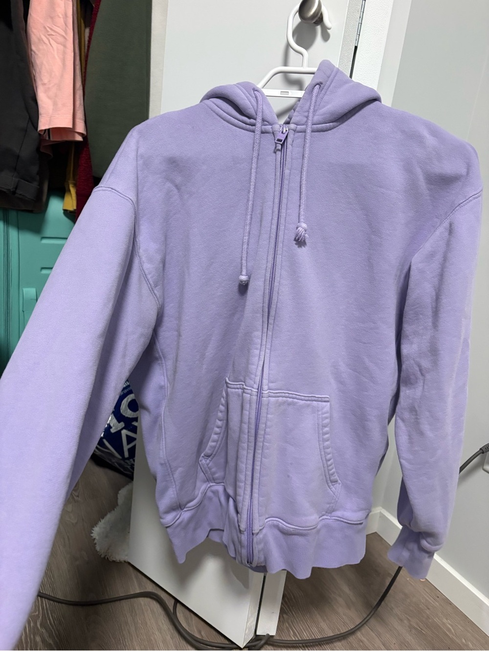 TNA Lavender Full-Zip Hoodie